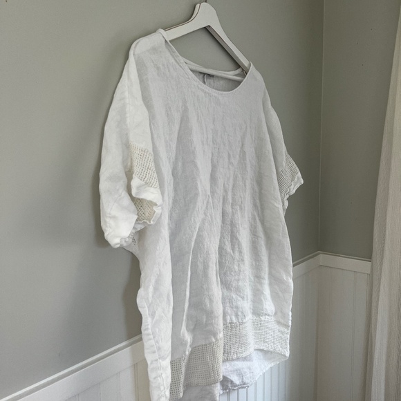 Linen white shirt - Picture 1 of 5